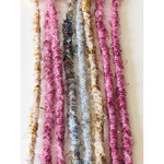 8se Dreadlock Extensions  - Sparkle Mix Pink gold rainbow silver