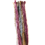 8se Dreadlock Extensions  - Sparkle Mix Pink gold rainbow silver