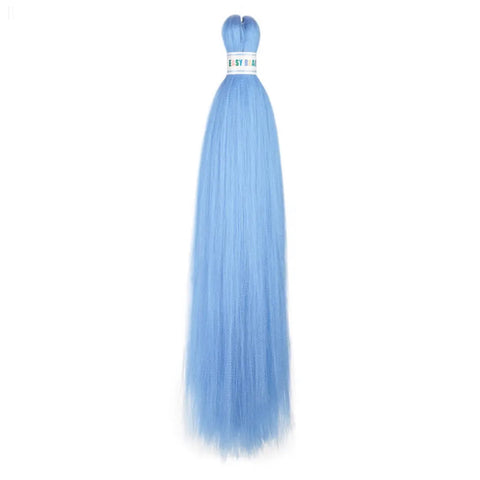 Pre-Stretched  Jumbo Braid-  Cornflower Blue