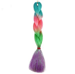 Sparkle Tinsel Jumbo Braid -Wild  Melon