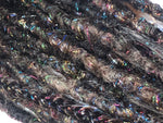 11 De Dreadlock &Braid Extensions-Dark top Brown blonde ombre RainbowTinsel