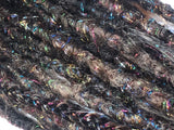 11 De Dreadlock &Braid Extensions-Dark top Brown blonde ombre RainbowTinsel
