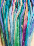 48 SE Dreadlock Extensions-Sea Mermaid Sparkle