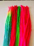 42 se Dreadlock Extensions-Neon Princess