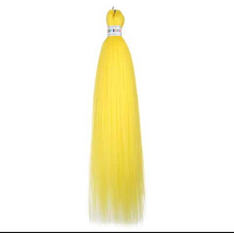 Pre-Stretched  Jumbo Braid-  Sunshine Yellow