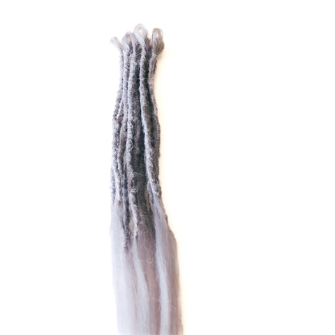 11se Dreadlock Extensions  - Light Grey
