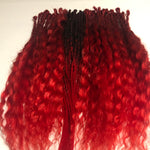 60se Dreadlock Extensions-Red Goddess