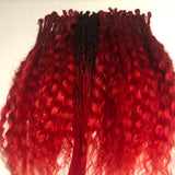 60se Dreadlock Extensions-Red Goddess