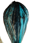 Full head 65 Dreadlock &Braid Extensions-Mix Browns Black Teal