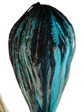 Full head 65 Dreadlock &Braid Extensions-Mix Browns Black Teal