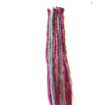 8se Dreadlock Extensions  - Sparkle Mix Pink Silver