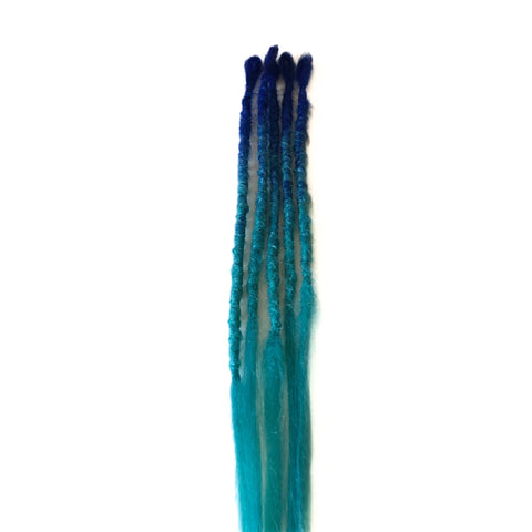 5se Dreadlock Extensions -Blue/Teal
