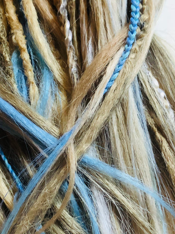 Full head 44DE 11SEDreadlock& Braid  Extensions-Boho 2