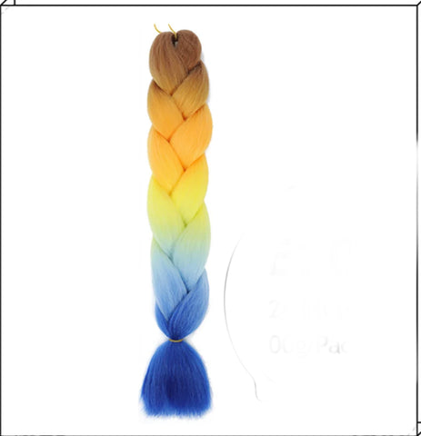 High Heat Jumbo Braid -Earth Rainbow