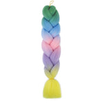 High Heat Jumbo Braid -Yellow Rainbow
