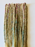 9(18)DoubleEnded Dreadlock Extensions-Blonde  /Magic carpet