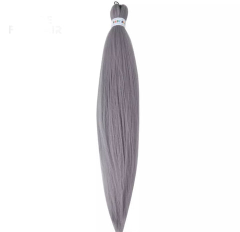 Pre-Stretched  Jumbo Braid  -Silver