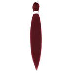 Pre-Stretched  Jumbo Braid  -Burgandy Red #118