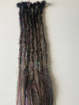7se Dreadlock Extensions-Abyss Sparkle Tinsel