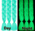 Glow in The Dark  Jumbo Braid -Aquamarine