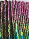 13 DoubleEnded Dreadlock Extensions-Medium brown /Magic carpet