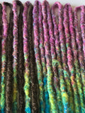 13 DoubleEnded Dreadlock Extensions-Medium brown /Magic carpet