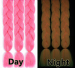 Glow in The Dark  Jumbo Braid -Mexican Pink