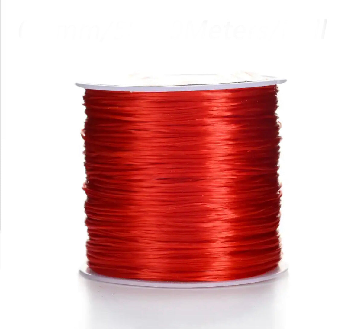 Elastic thread for braid install red single roll | LOKKSTAR DREADLOCKS