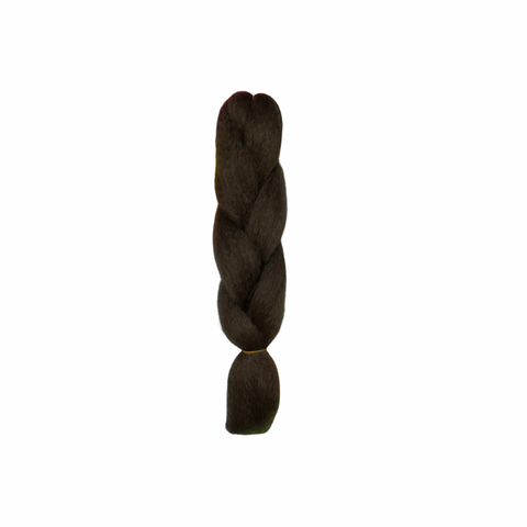100% Kanekalon Jumbo Braid  #6 Chestnut Brown
