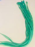 10 se Dreadlock Extensions-Thermal heat reactive green