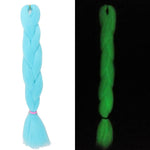 Glow in The Dark  Jumbo Braid -Crystal