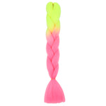 Low Heat  Jumbo Braid -Neon Lights